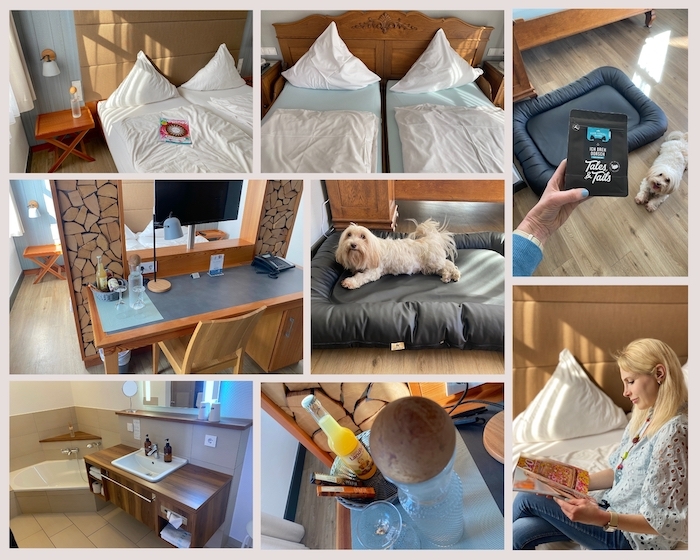Okelmann's Hotel - Collage - Blick ins Familienzimmer