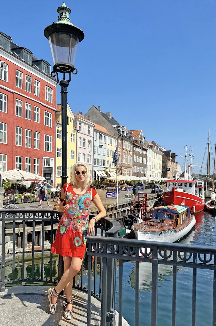 Elischeba Wilde in Kopenhagen am Hafen