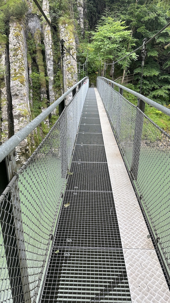 Hängebrücke am Schmugglerweg
