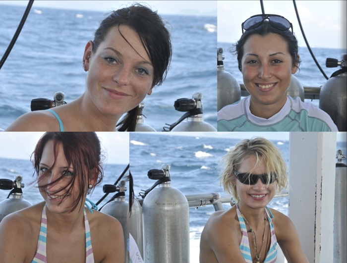 Bildschirmfoto_2012-01-11_um_18.00.44_700 - Collage - Models vor dem Tauchgang auf dem Boot