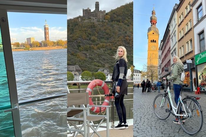 Expedientinnenfahrt auf dem Rhein mit der MS VistaSky - Elischeba Wilde - Collage