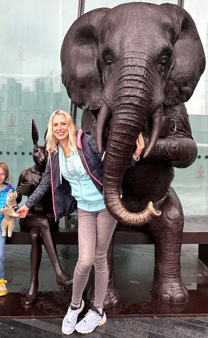 London für Familien - Elischeba Wilde - Bronzeelefant