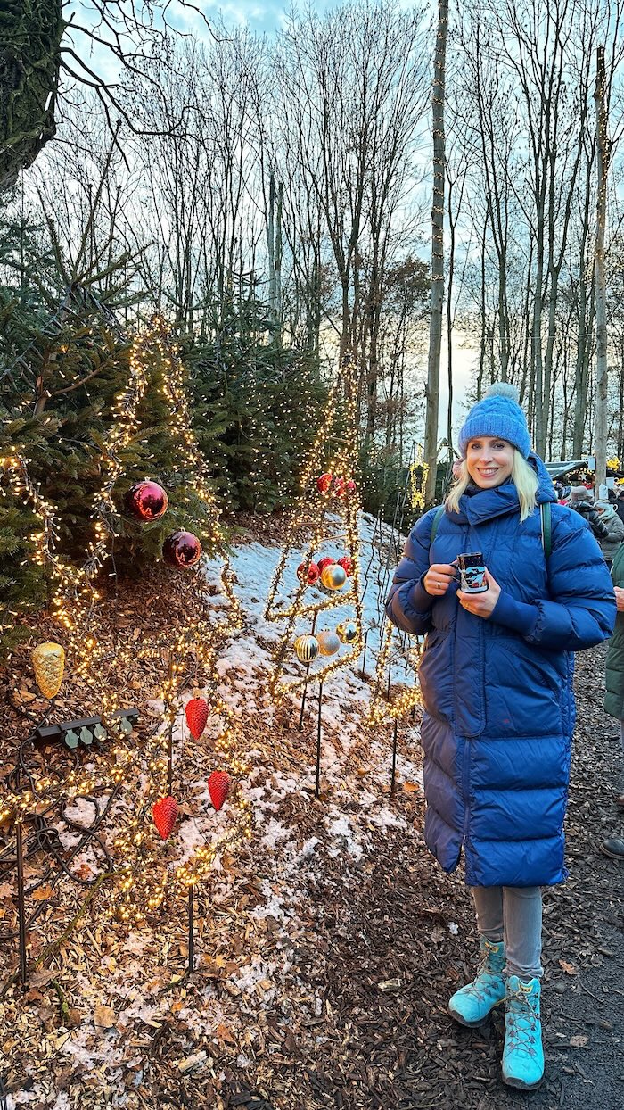 Elischeba Wilde auf dem Waldweihnachtsmarkt in Velen auf dem Landgut Krumme