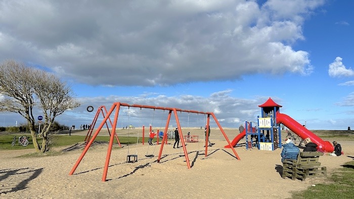 Spielplatz an der Ostsee am Strand Schönhagen