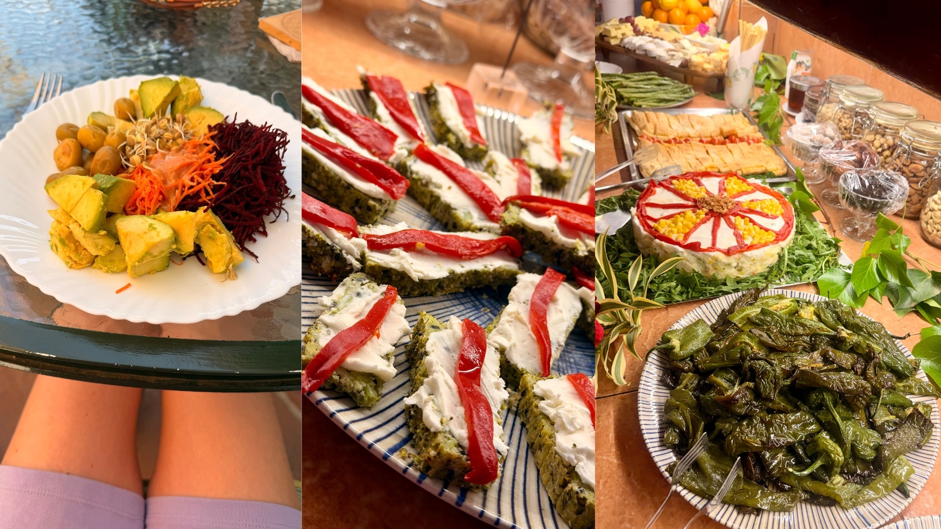 Vegetarisches Buffet Casa El Morisco Malaga