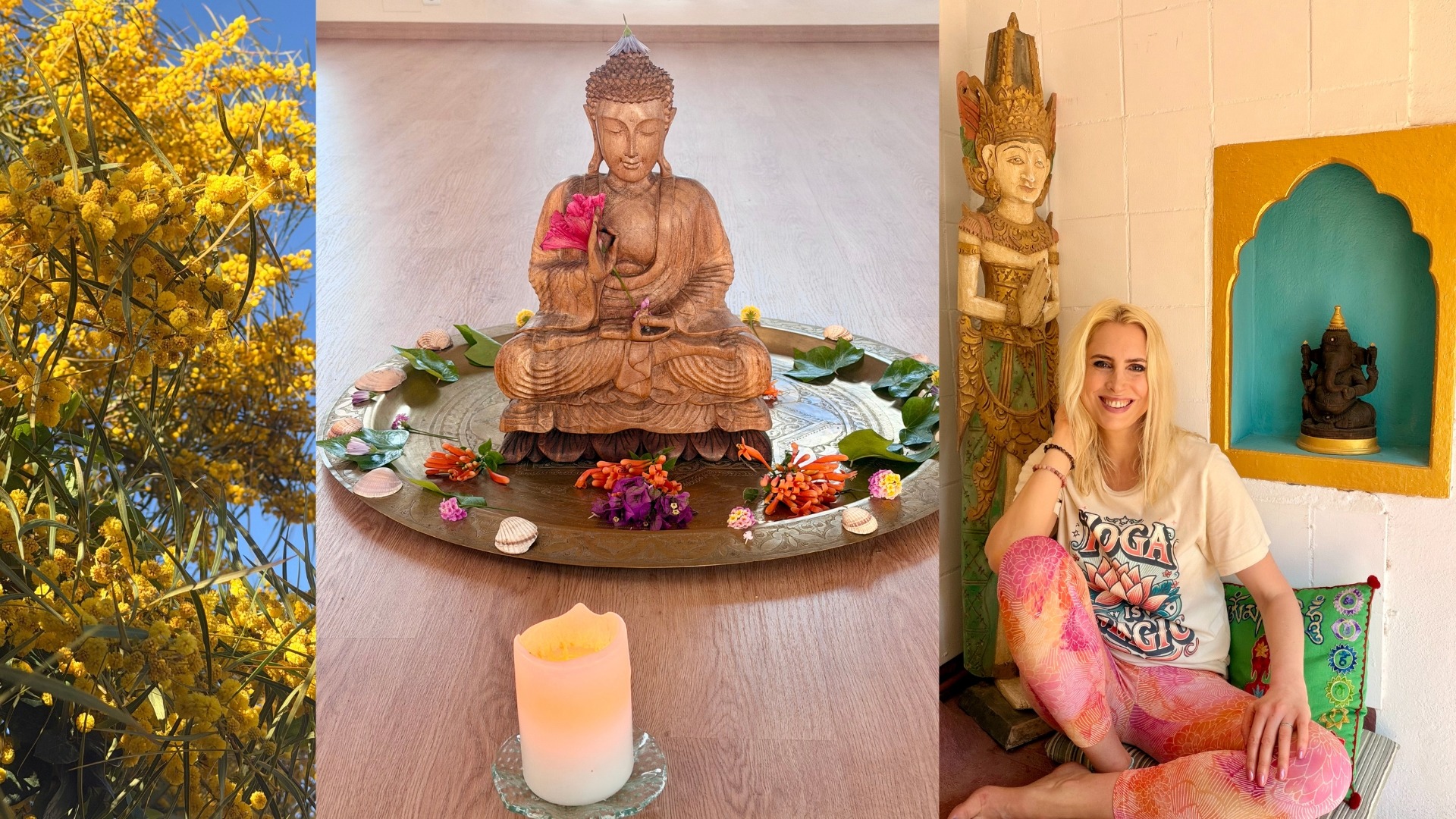 Yogalehrerin Elischeba Wilde zu Gast in der Casa el Morisco